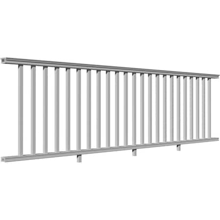 Ekena Millwork 36"H x 120"L Providence Level Rail Kit w/Reinforcements, 23 Balusters & Hardware ECLK36X120